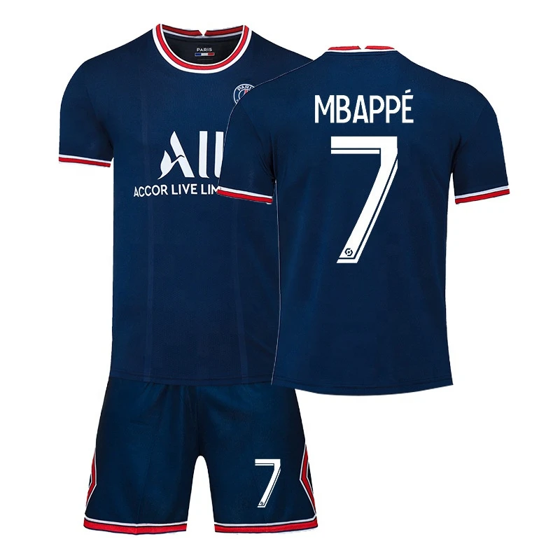 2022 Season PSG Club Best Thai Quality MESSI#30 MBAPPE#7 Neymar#10 Home&away Soccer Jerseys Football Kit