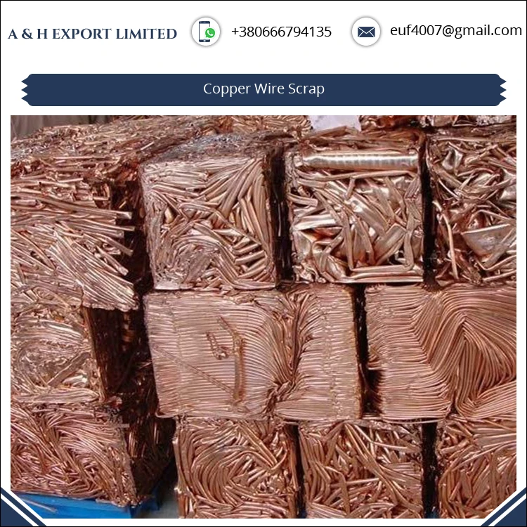 
Attractive Price Most Selling 99.9% Purity Copper Wire Scrap for Global Buyers 