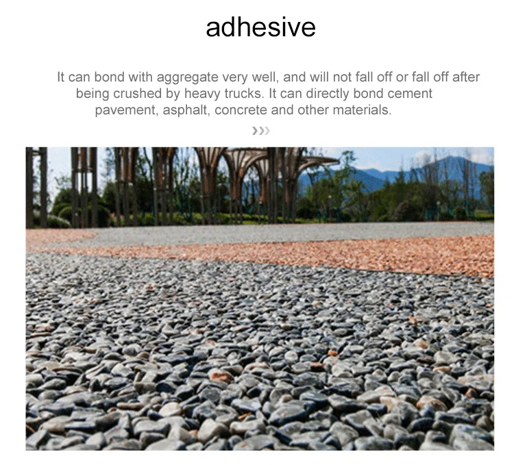Wholesale Driveway Resin Uv Resist Stone Bounding Resin For Driveway Nonyellow Polyurethane Resin