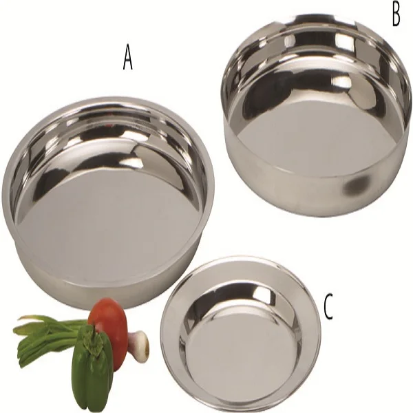 Stainless Steel Compartment thali dinner Plate Dinner Tray