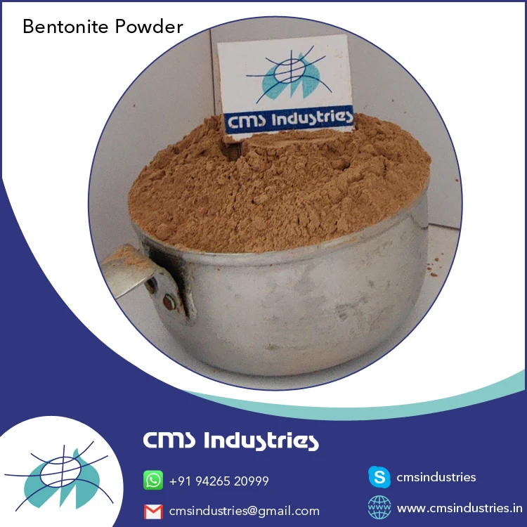 Naturally Extract API 13A Section 9 Oil Drilling Bentonite Powder