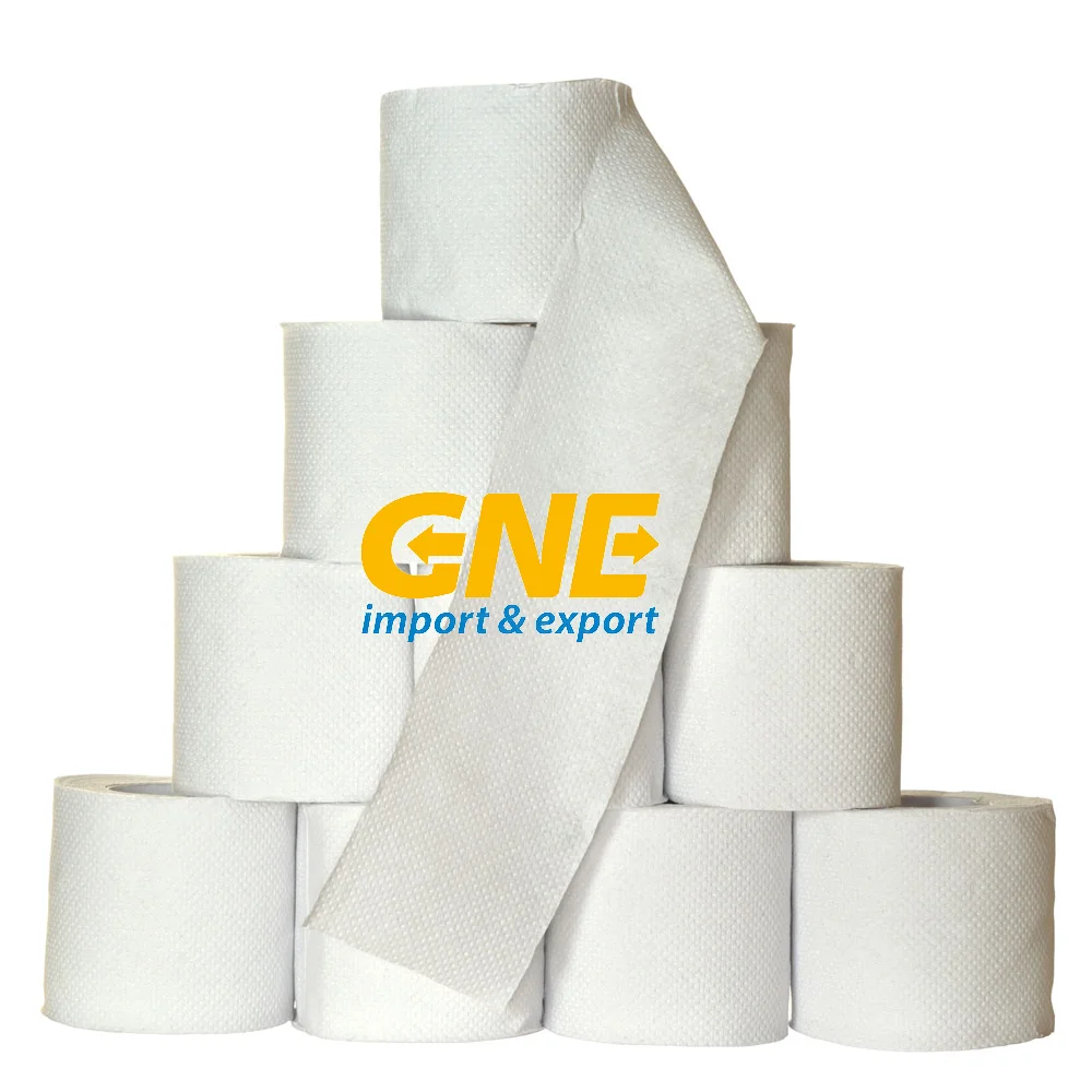 Individually Wrapped Soft Absorbent Flushable White Virgin 3 ply Toilet Paper