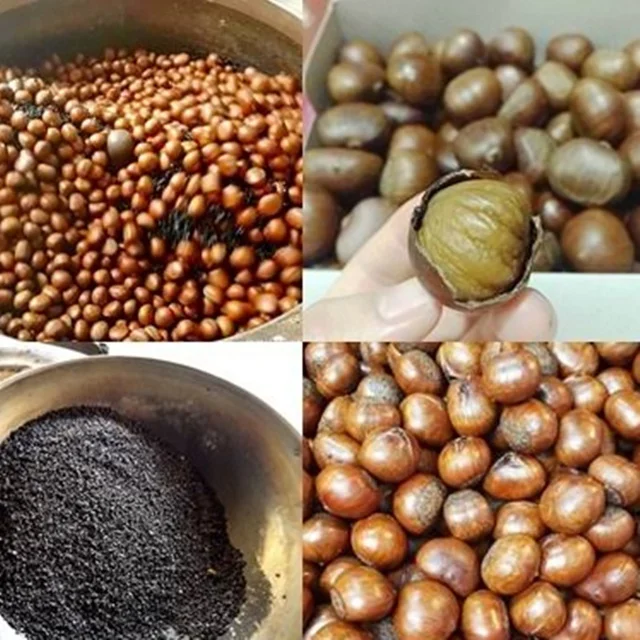 Жареные каштаны с орехами и семенами из ракушек натуральная сухая вкусная закуска оптовая продажа