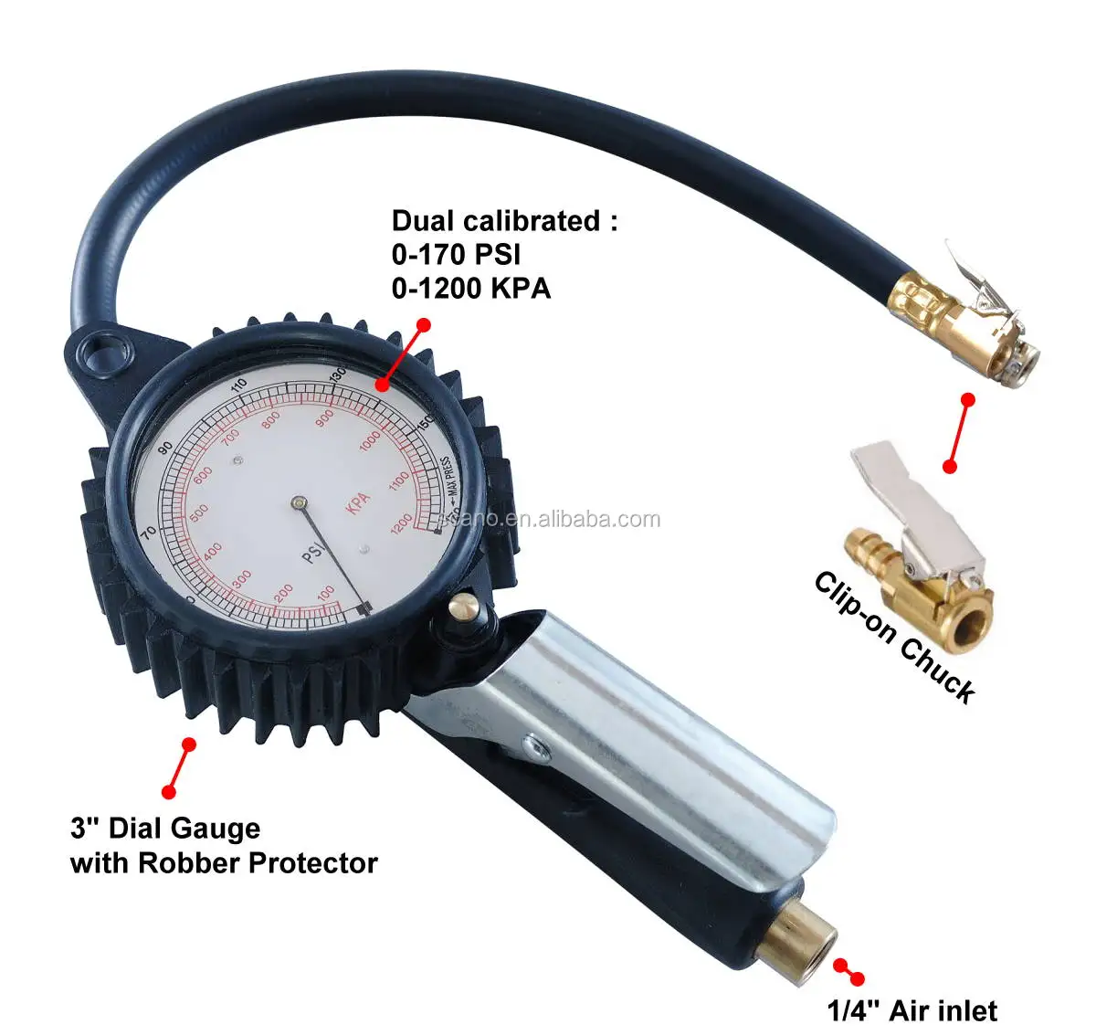 High Quality Industrial Tyre Inflator Gun Deflator