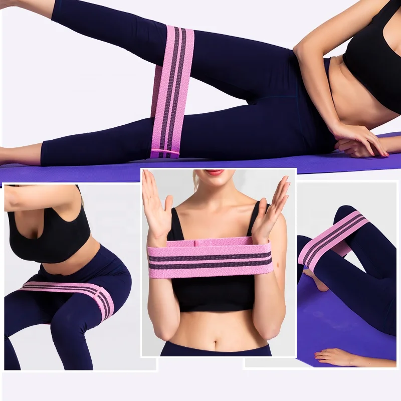 ONESTARSPORTS hot selling very cheaper Elastic Booty Hip fabric exercise Resistance Band for Strength Training