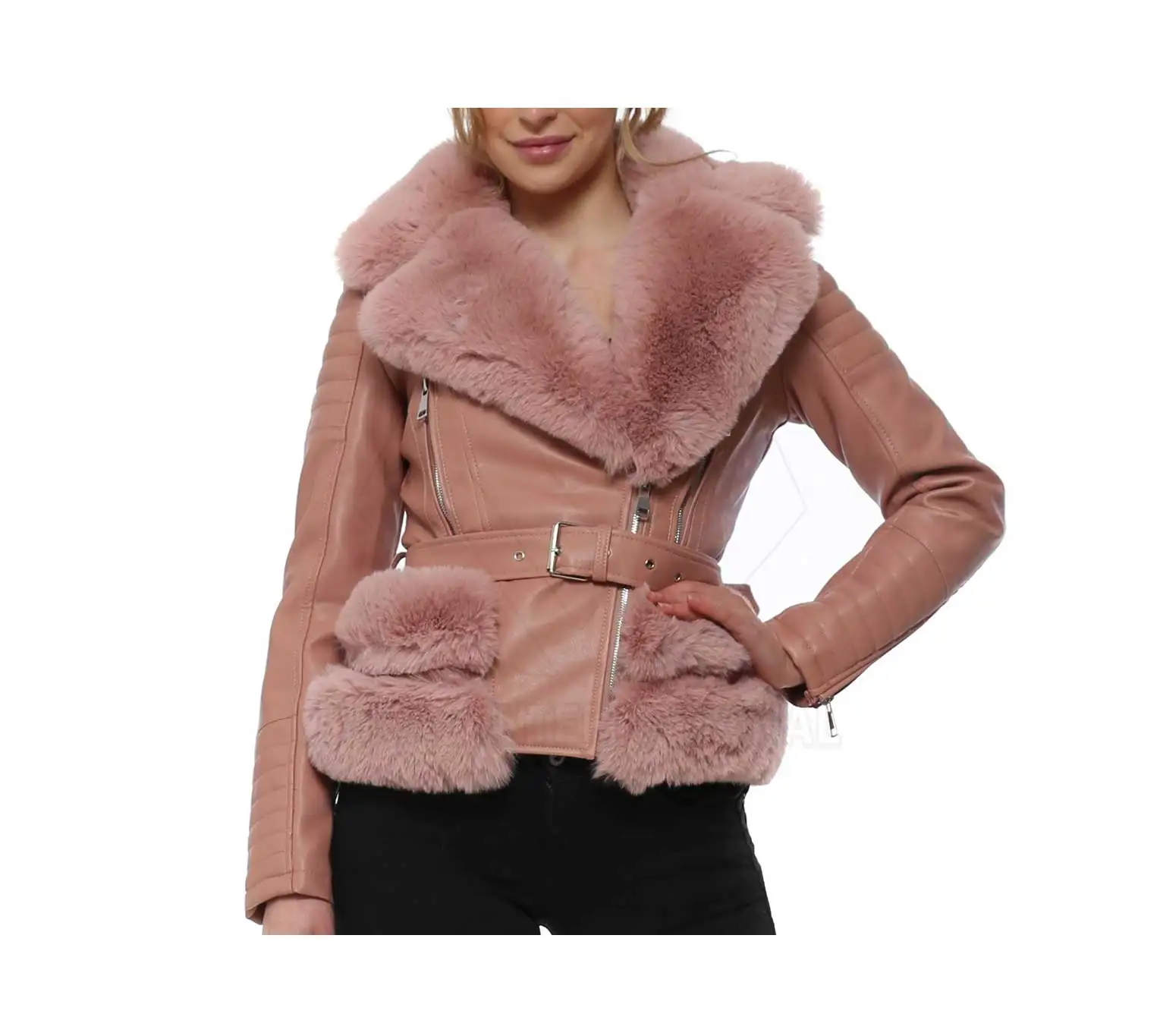 New Fashion Long Shearling Coats And Jackets For Women Girls Winter Coats