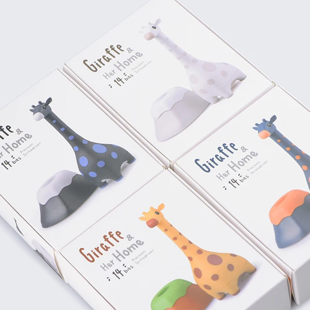 Popular Christmas Giraffe functional Gift Set Animal Decor