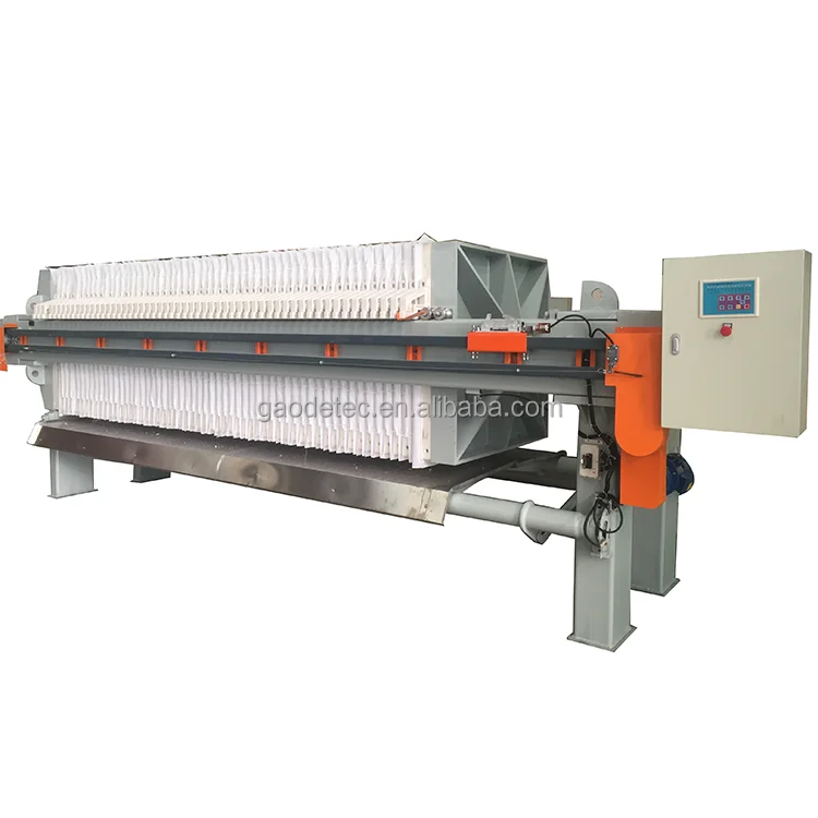 Небольшой фильтр-пресс используемый для фильтрации пальмового масла