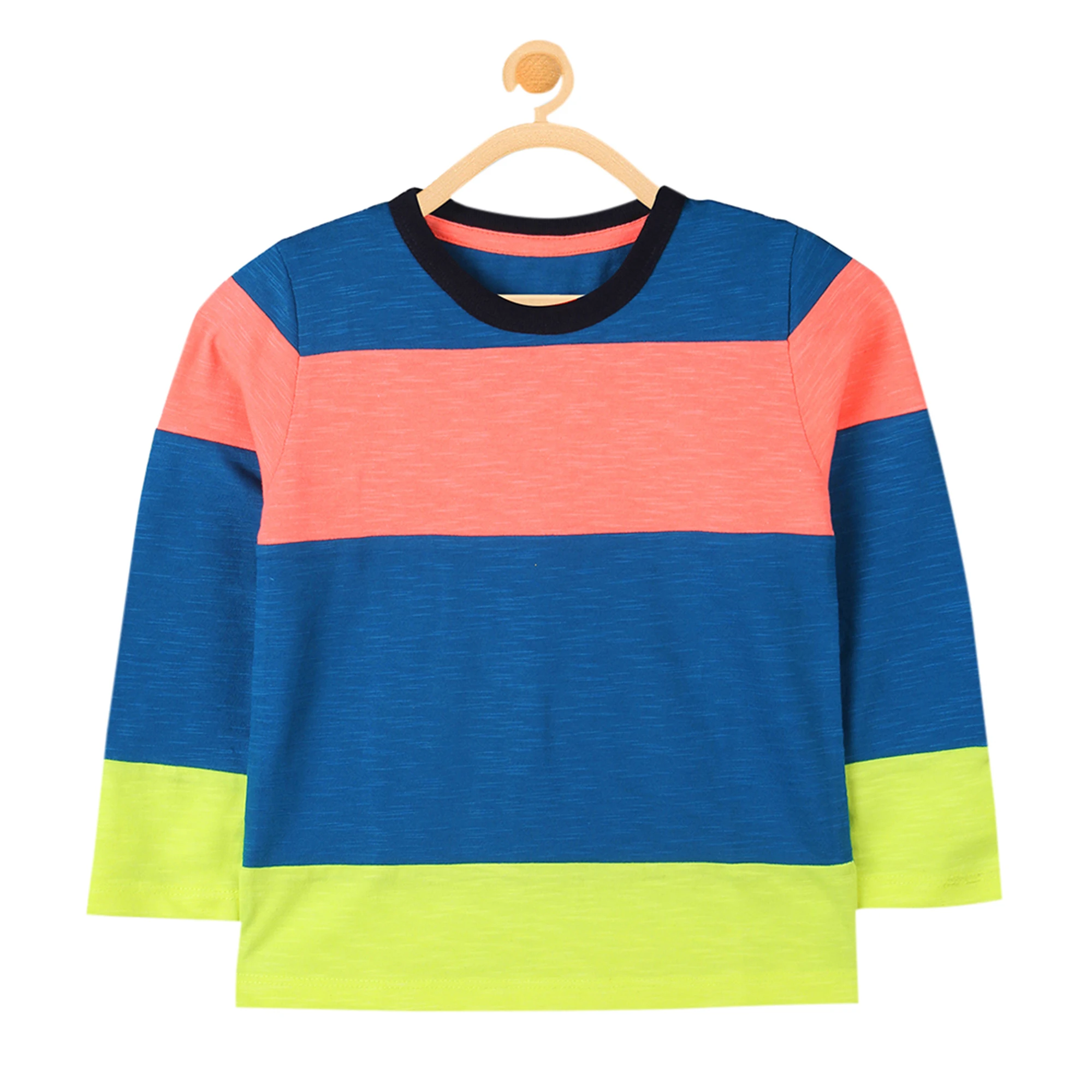 Лучшее качество Новые Фирменные Этикетки для мальчиков детей зеленая белая полосатая футболка повседневный летний топ Бангладеш