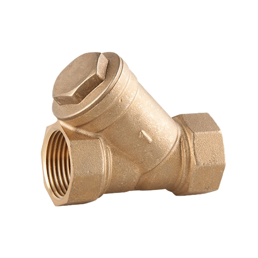 OEM Brass Y strainer PN16 for water oi and gas BSBP thread or NPT thread lead free brass or lead brass