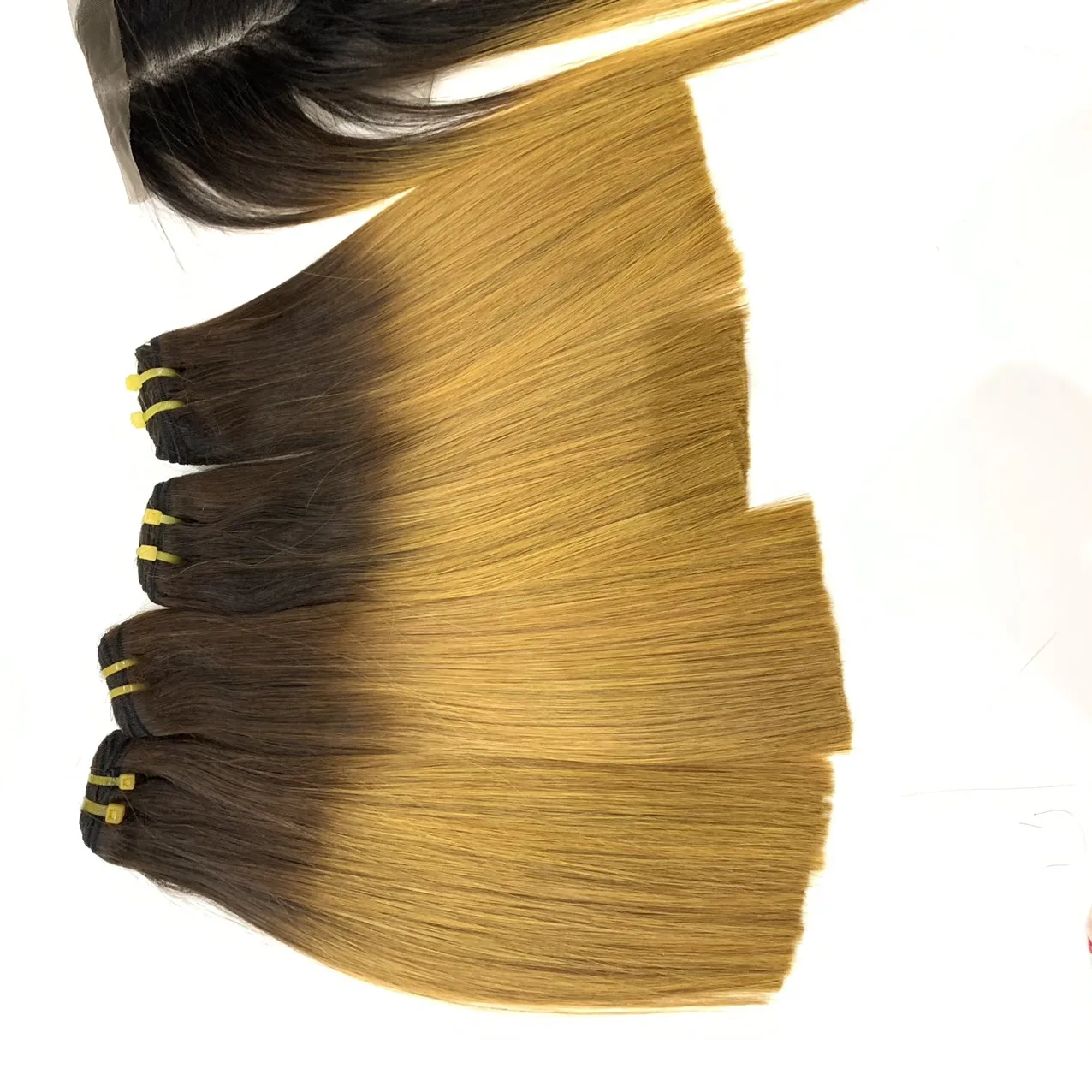 Бесплатные образцы прядей remy необработанные поставщики оптовая продажа высококачественных волос Оптовая Вьетнам 100% человеческие волосы