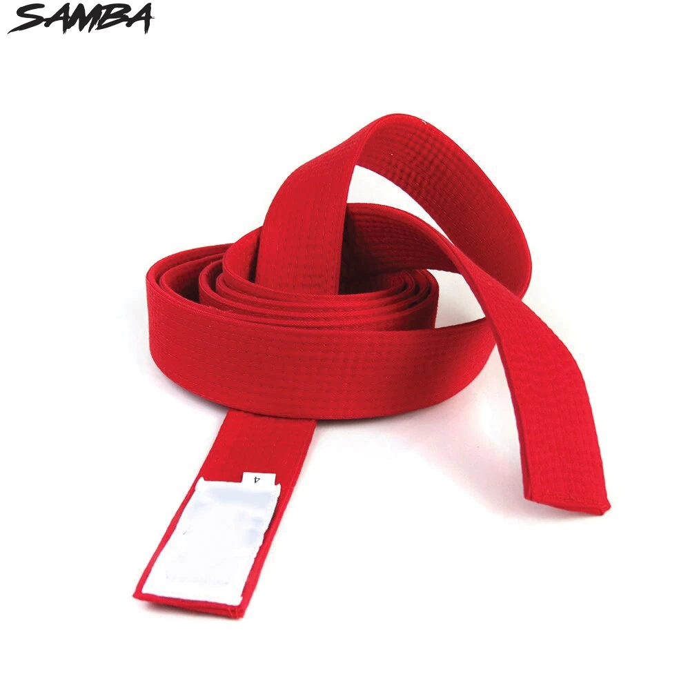 Регулируемые ремни для каратэ на заказ многоцветные с вышивкой индивидуальная упаковка услуги OEM