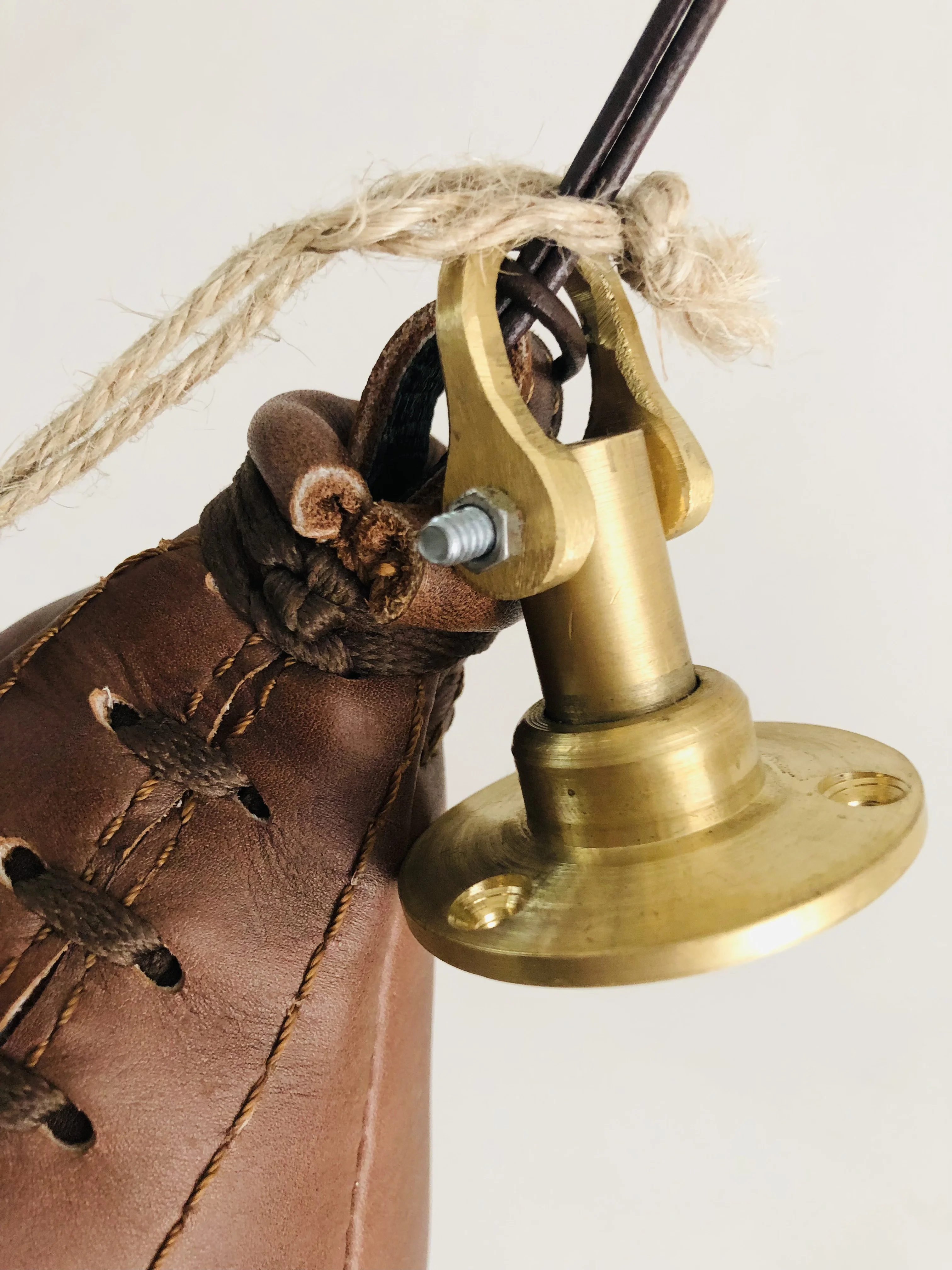 Brown Punch Speed Ball Size 3 | Retro Vintage Classic Antique Model | 100% Cow Leather | Boxing MMA Gym Fitness Training