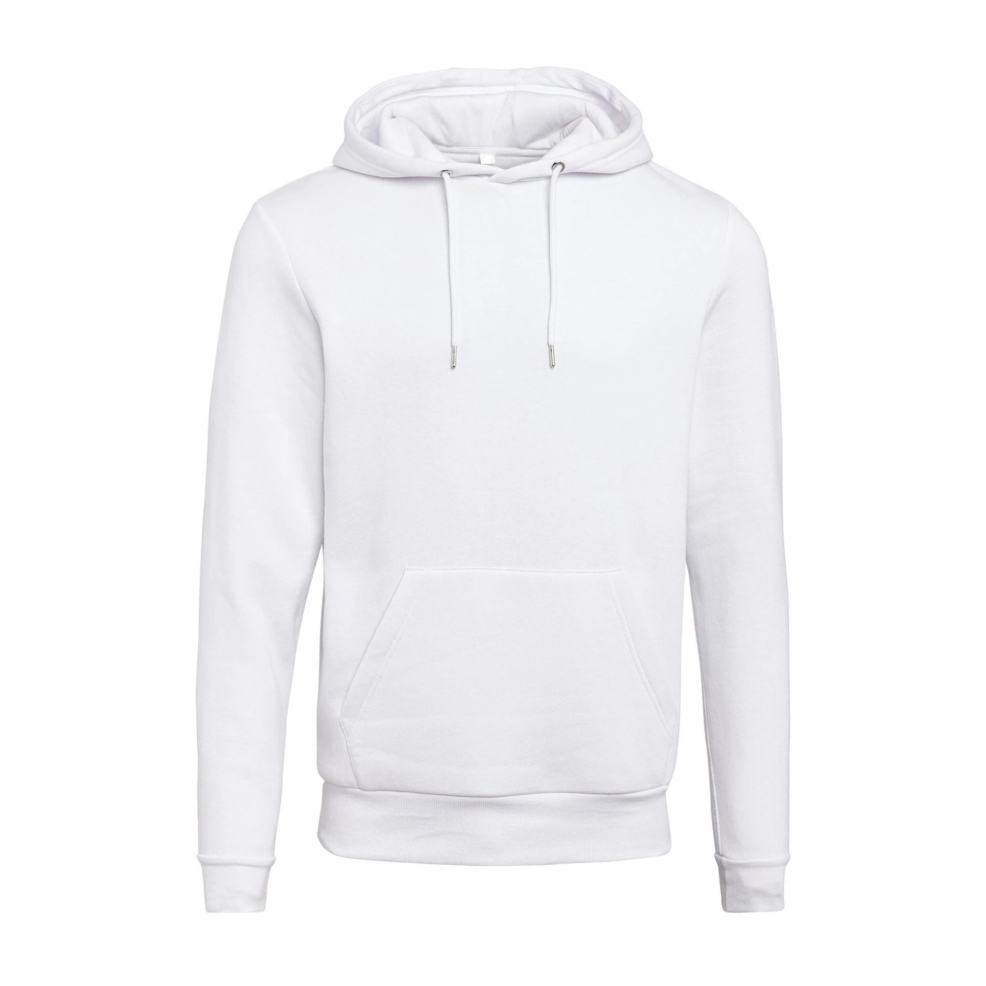 TRICUT White Basic Pullover Hoodie
