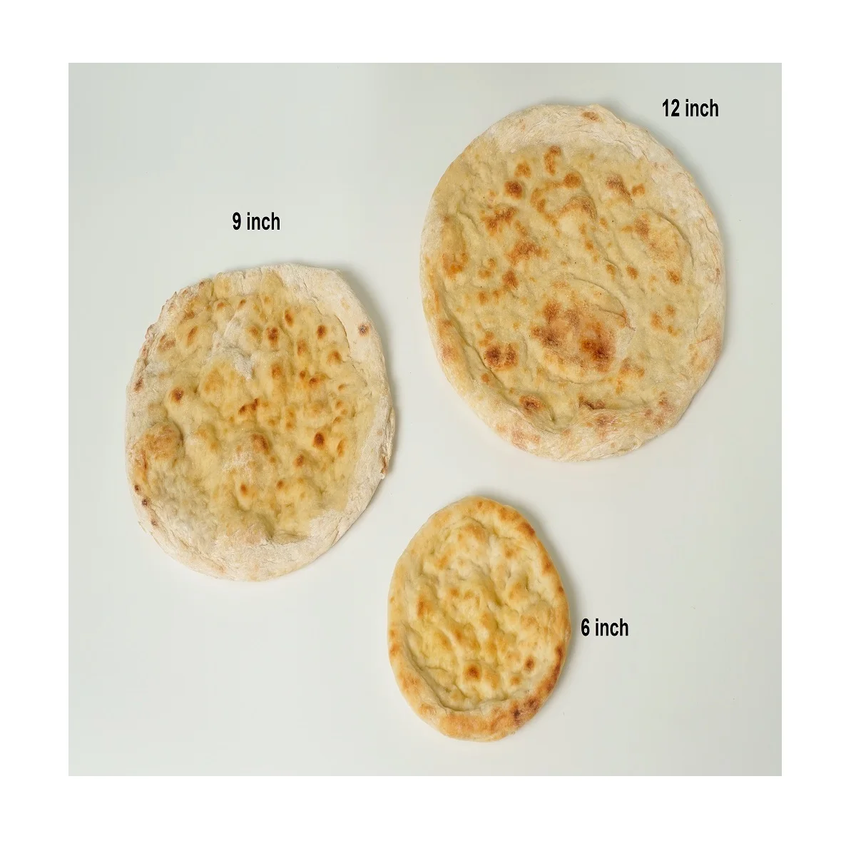 12 Months Shell Life Fluffy and Chewy Salty A Little Bit Baked Normal Individual vacuum bag Traditional Pizza Crust 6'