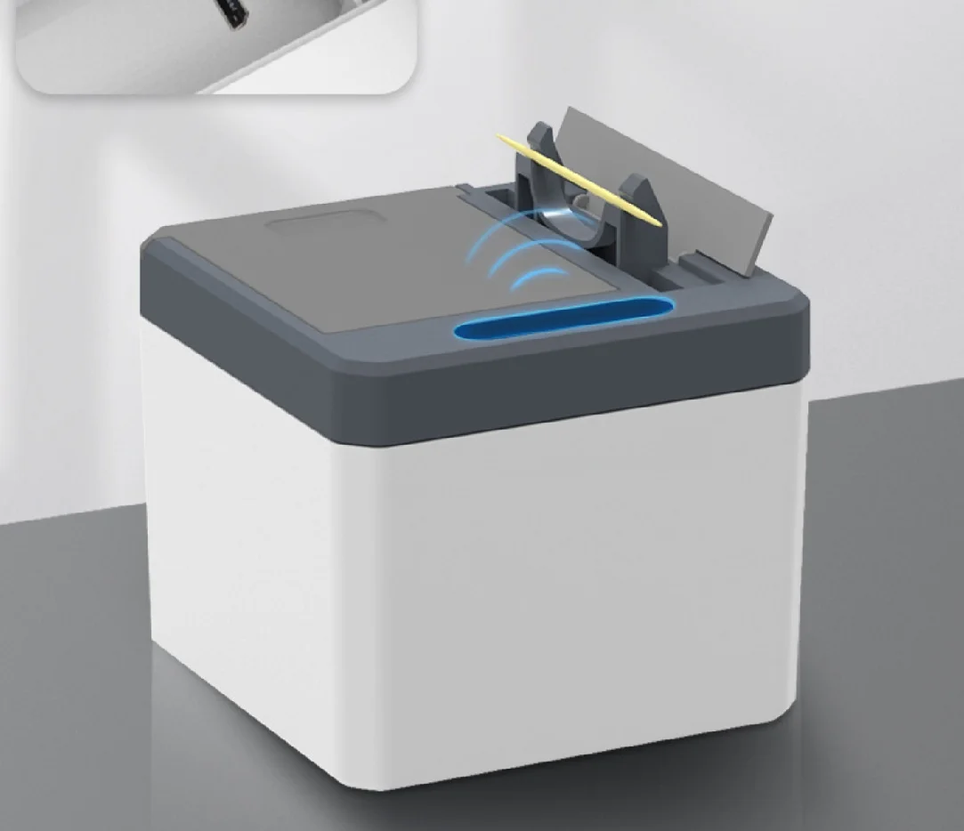 2021 Automatic Touchless Toothpick Dispenser Household Smart Induction Pop-Up Electric Personal Toothpick