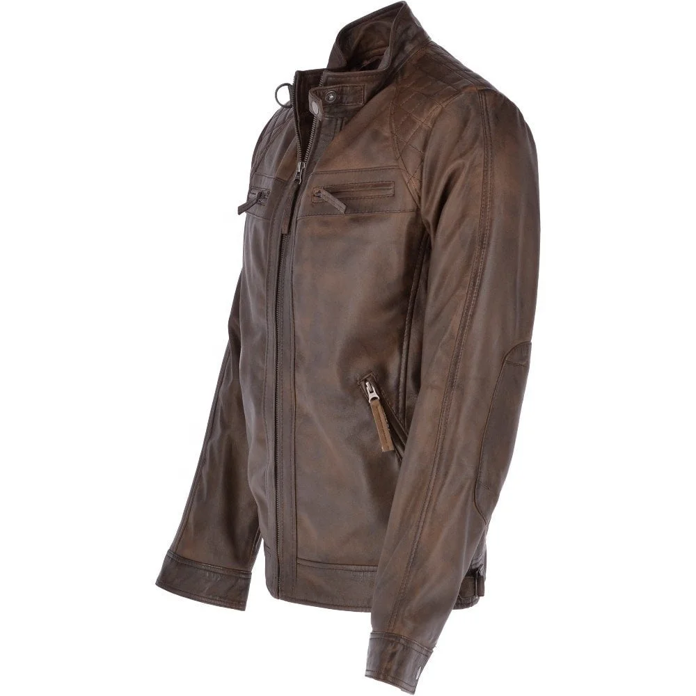 New Design Top Quality Pure 100% Leather Jacket