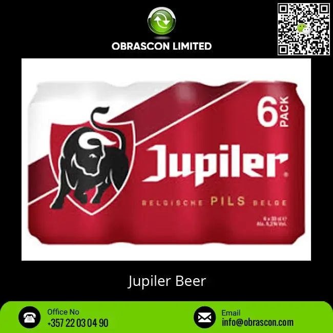 Пиво Jupiler золотистого цвета Премиум-Качества Оптом для покупки по всему миру доступно отличной цене