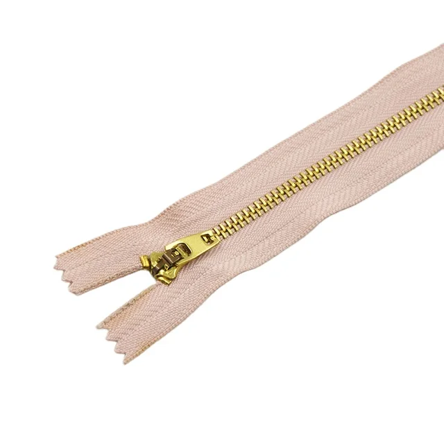 
RSZ Custom Functional Fermeture Eclair High Quality Metal Zipper Colorful Open End Metal Zipper 