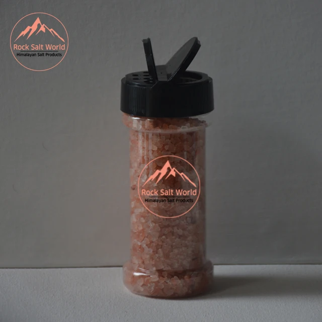 Natural Pink Dark Edible Salt Food Grade Himalayan  Organic Natural  Fine Rock Salt With best Zipper And Salt Jar Private Label