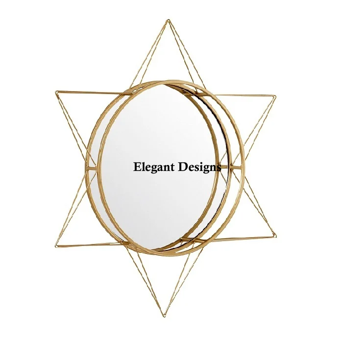 Wholesaler & Supplier Of Metal Wall Mirror Elegant Designer Handmade Mirror American Stylish Newly Fashionable Wall Mirror