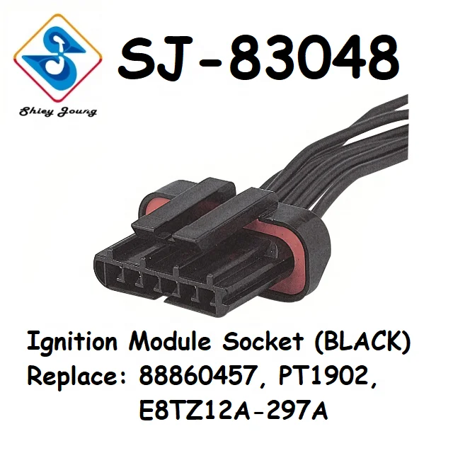 Auto Injector Connector Harness 15326181 Delphi Injector Wire Harness 2 Pin Female Plug Harness