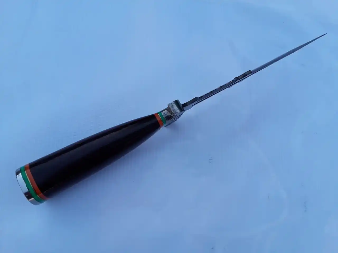 Damascus Custom Handmade  Dagger Knife With Micarta  Handle Blade Materiel