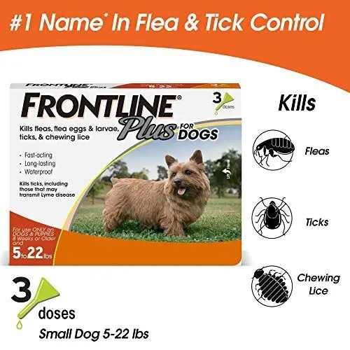 Frontline Plus Flea and Tick Treatment Dog Treatment Products