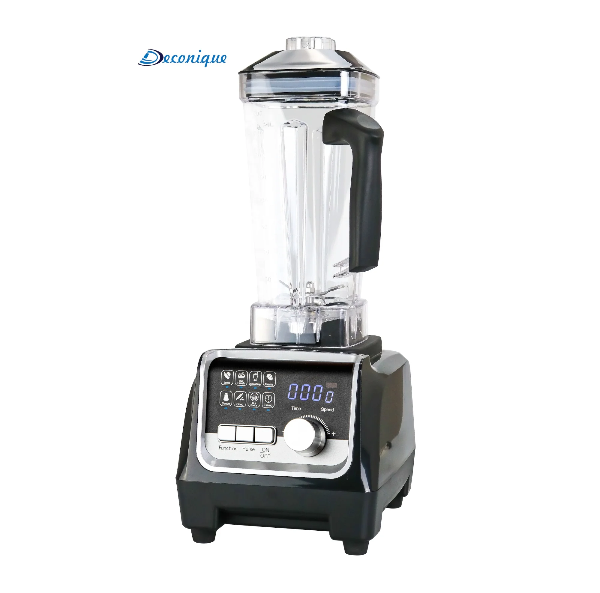 
Custom Digital Multifunctional Commercial Blender with Timer Safe Strong Juicer Mixer for Home Kitchen Healthy Smoothie 