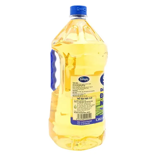 Просто соевое растительное масло чистого соевого масла холодного отжима органический