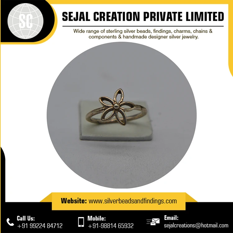 925 Sterling Silver Tribal Women Jewelry Rings