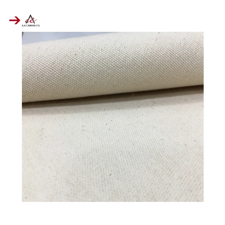New Heavy Duty High Quality 100% Cotton Pure Organic Canvas Linen Calico Greige Fabric from Top Supplier