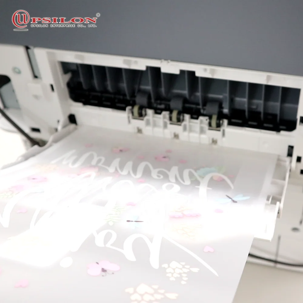 Self Weeding Textiles Dark Transfer Sticker For T-shirt