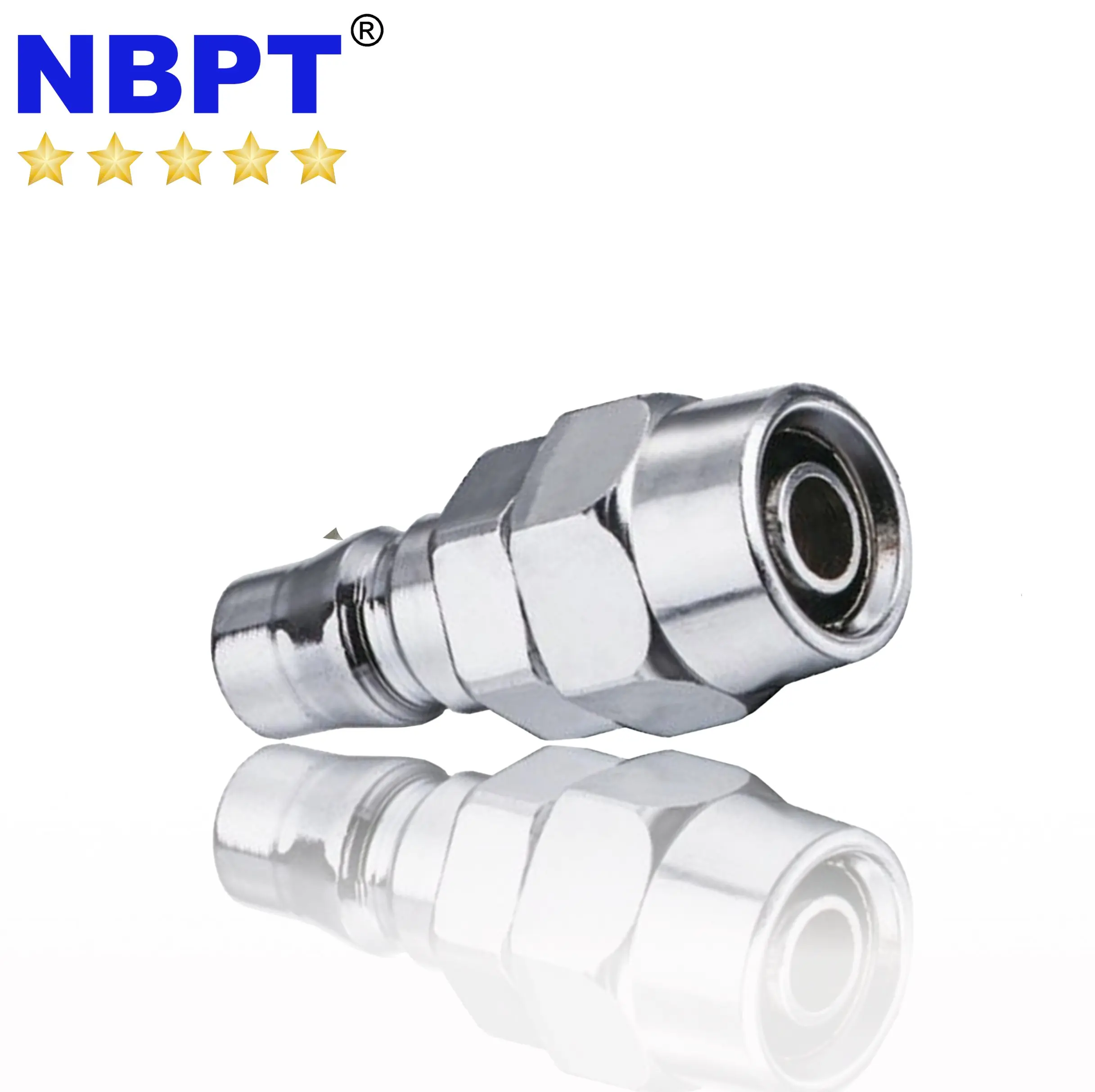 Nitto Kohki type Brass Barb hose  Quick connect push on tube fitting by NBPT