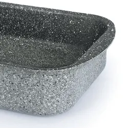 Italian hot sale aluminum non stick rosting pan with granite effect for oven cooking