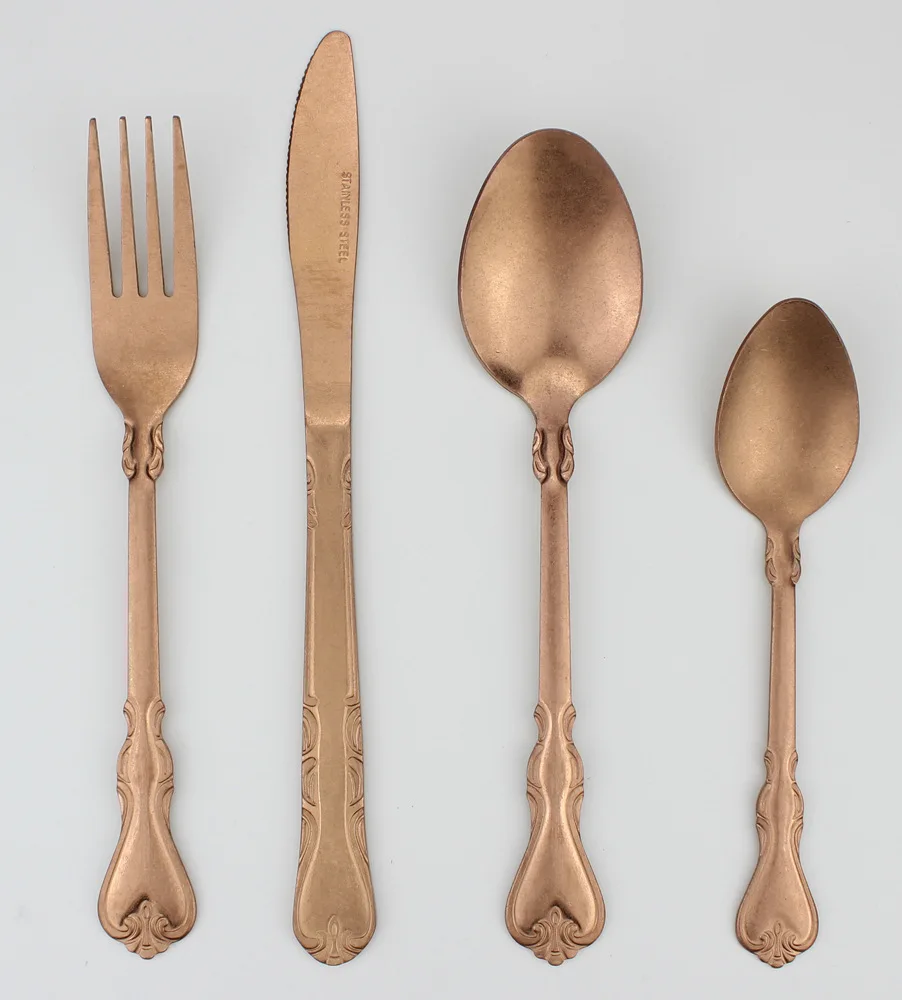 
Stainless Steel Cutlery Spoon Vintage Cutlery Set 