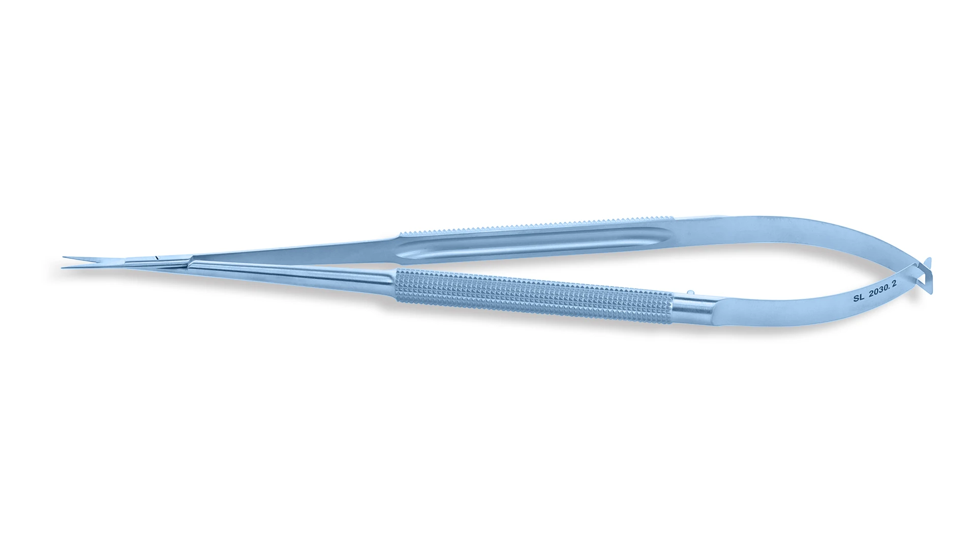 Micro Scissor Straight Round Handle 18 cm titanium Micro Point Equipments