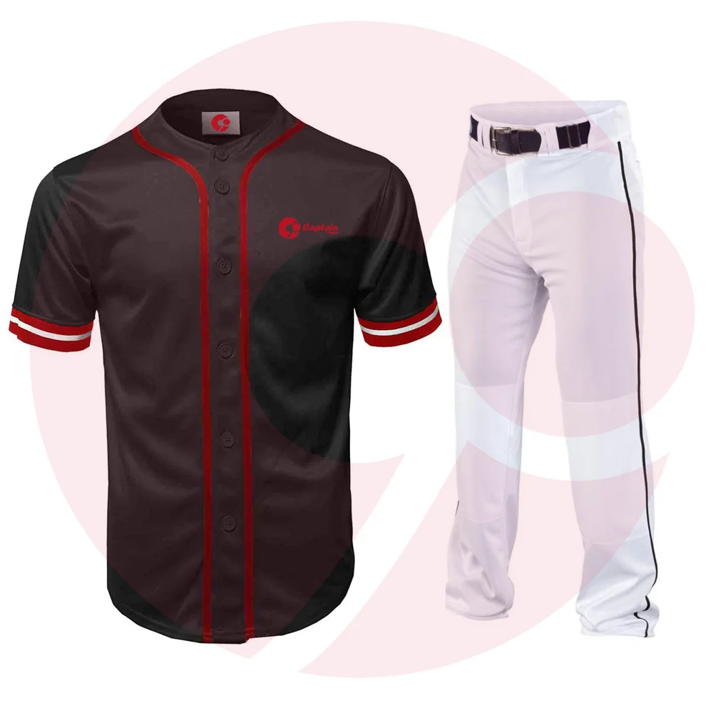 
Design Your Own Logo Baseball Uniform With Name Number XL Size Baseball Jersey And Pants Sets For Men 