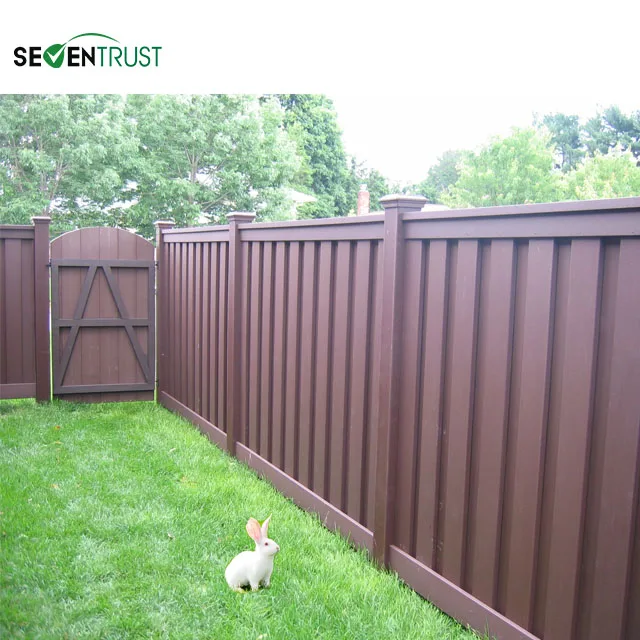 Factory Direct Wood Plastic Composite Fence Panel Waterproof Board Outdoor Wpc Fence Board
