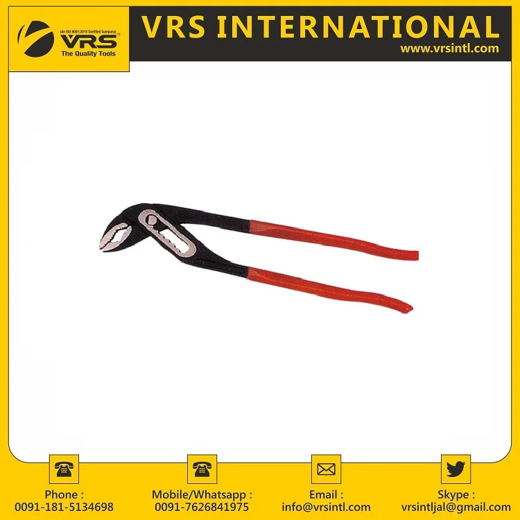 India Water Pump Slip Joint Plier Tool made from Carbon Steel Material in 10 inch Size plier multiple tools