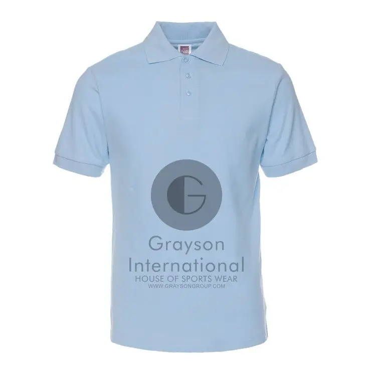  OEM ODM галстук без логотипа чистая белая футболка поло для гольфа рубашка из полиэстера под заказ от Grayson Sports