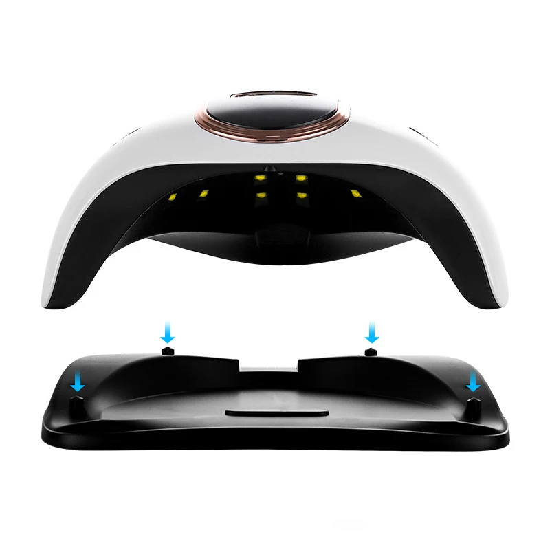 Portable 168w UV Light For Nails Professional 36 Beads Fast Curing Nail Dryer 4 Timers Auto Sensor UV Led Nail Lamp