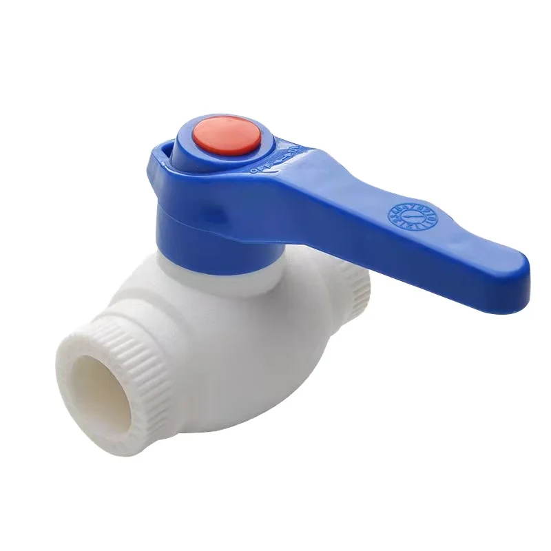 PVC CPVC plastic ball valve with plastic handle