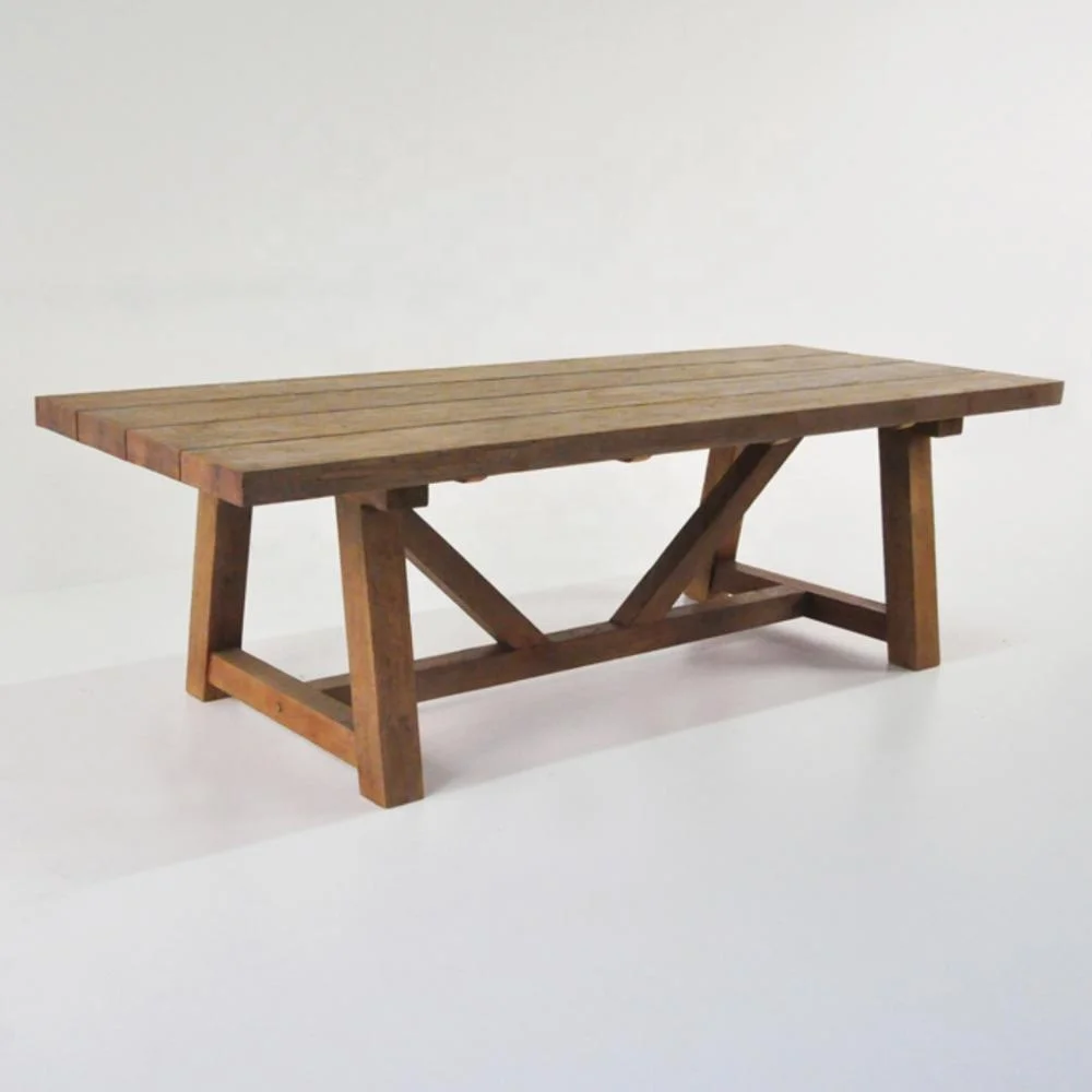 best choice vintage classic Indonesian home furniture and decoration Halimun Recycled Teak wood Dining Table
