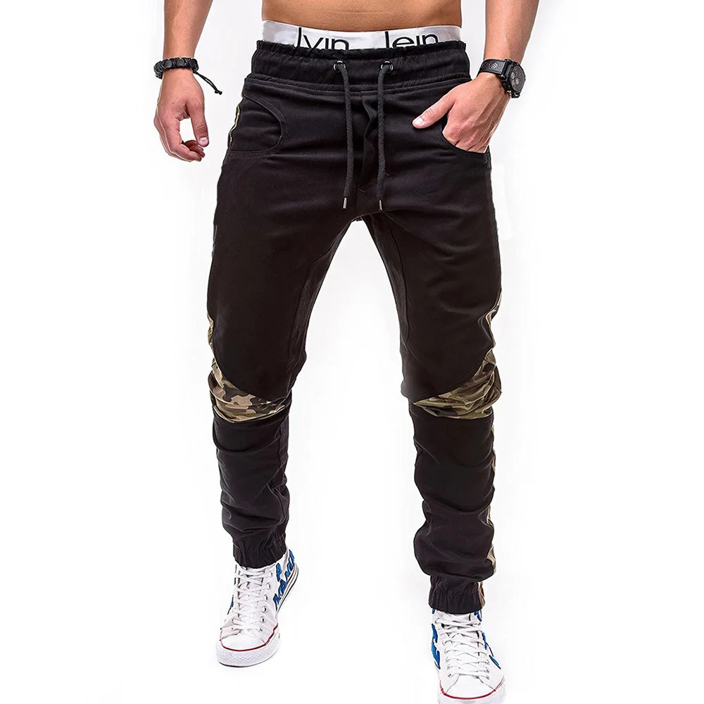 sports jogger sweatpants men trend cotton slim fit gym joggers men