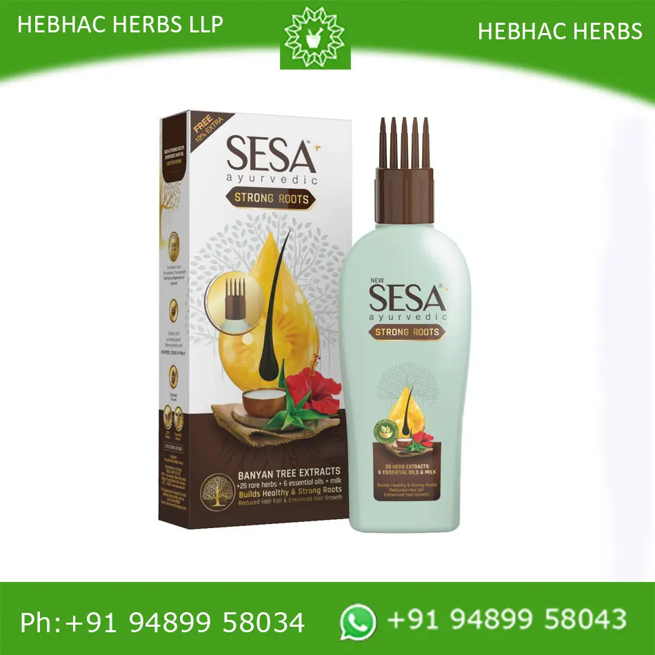 Sesa strong root hair oil - Clinically Proven - Prevents Hair Fall-repairs hair damage, bulk supplier India
