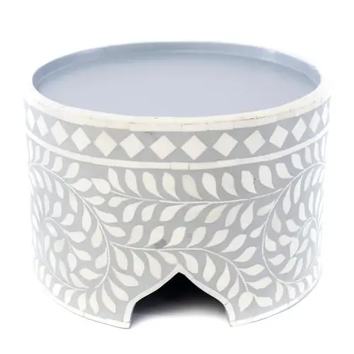 Индийский производитель высокое качество Современная подставка для торта с инкрустацией костей использования дома отеля офиса украшение