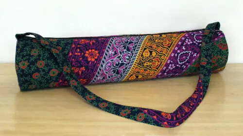 New Indian Traditional Mandala Flower Yoga Mat Carrier Bag Mandala Large Bags With Shoulder Strap  Good Quality Product Yoga Bag