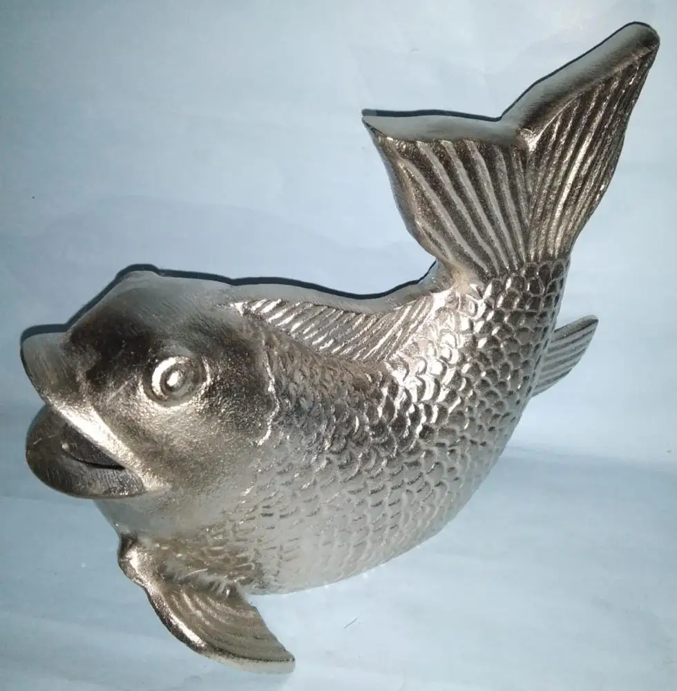 Art Deco Style Aluminium Fish Print Decorative PC Marine for Gift and Home Decor Beauty Feature Printed Art