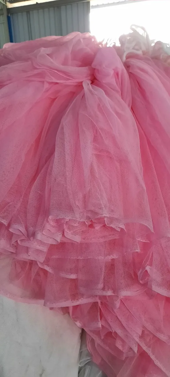 Вьетнам поставщик 100% полиэстер москитная сетка мягкая Тюлевая сетчатая ткань высокое качество